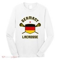 Germany Lacrosse T German Flag Lax Long Sleeve Shirt thumb 0