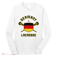 Germany Lacrosse T German Flag Lax Long Sleeve Shirt thumb 0