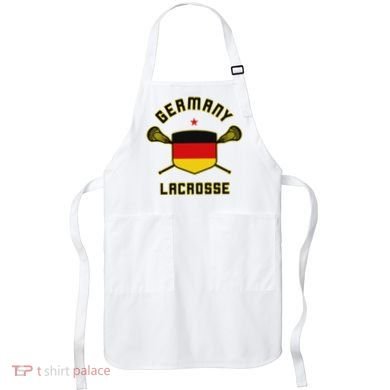 Germany Lacrosse T German Flag Lax Apron