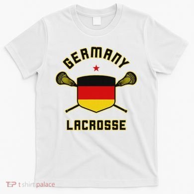 Germany Lacrosse T German Flag Lax T-Shirt