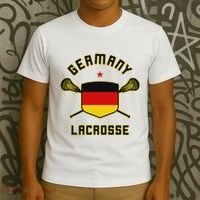 Germany Lacrosse T German Flag Lax T-Shirt thumb 3