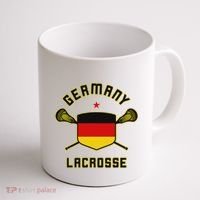 Germany Lacrosse T German Flag Lax Coffee Mug thumb 1