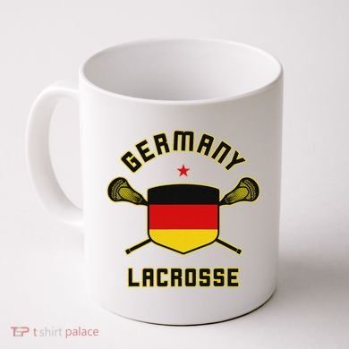 Germany Lacrosse T German Flag Lax Coffee Mug