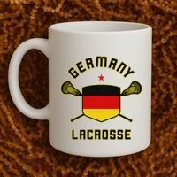 Germany Lacrosse T German Flag Lax Coffee Mug thumb 2