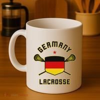 Germany Lacrosse T German Flag Lax Coffee Mug thumb 4