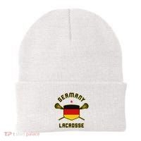 Germany Lacrosse T German Flag Lax Beanie thumb 0