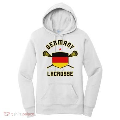 Germany Lacrosse T German Flag Lax Women's Hoodie