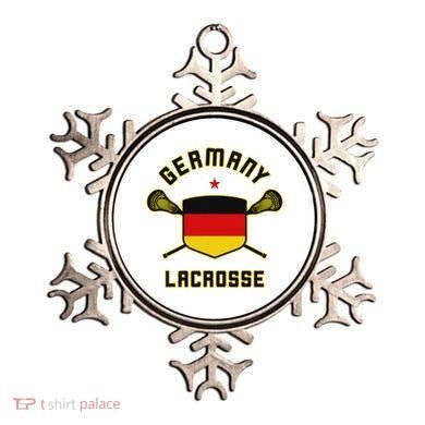Germany Lacrosse T German Flag Lax Ornament