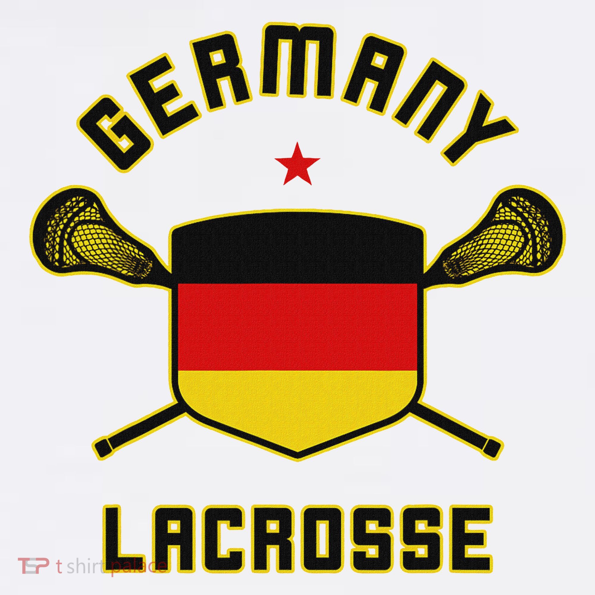 Germany Lacrosse T German Flag Lax Women's Tank Top