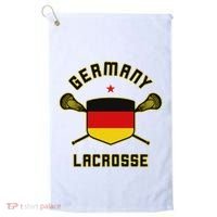 Germany Lacrosse T German Flag Lax Golf Towel thumb 0