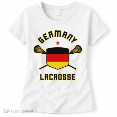 Germany Lacrosse T German Flag Lax Women's T-Shirt