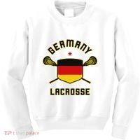 Germany Lacrosse T German Flag Lax Kids Sweatshirt thumb 0