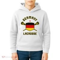 Germany Lacrosse T German Flag Lax Kids Hoodie thumb 4