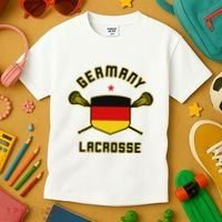 Germany Lacrosse T German Flag Lax Kids T-Shirt thumb 3