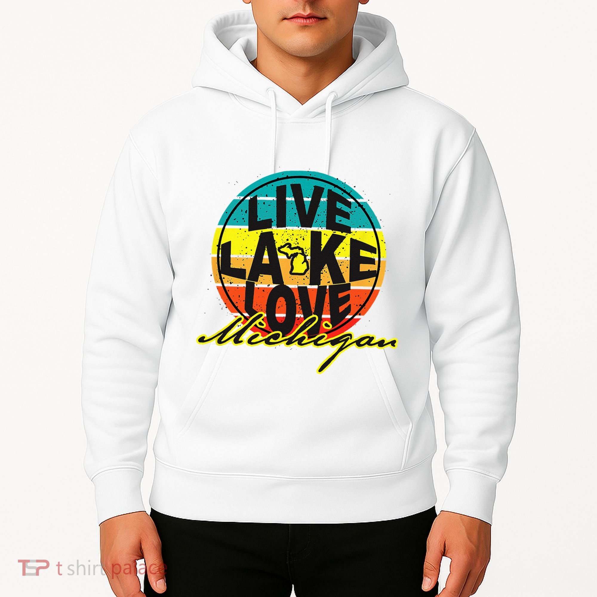 Great Lake Upper Peninsula Michigan Up North Hoodie