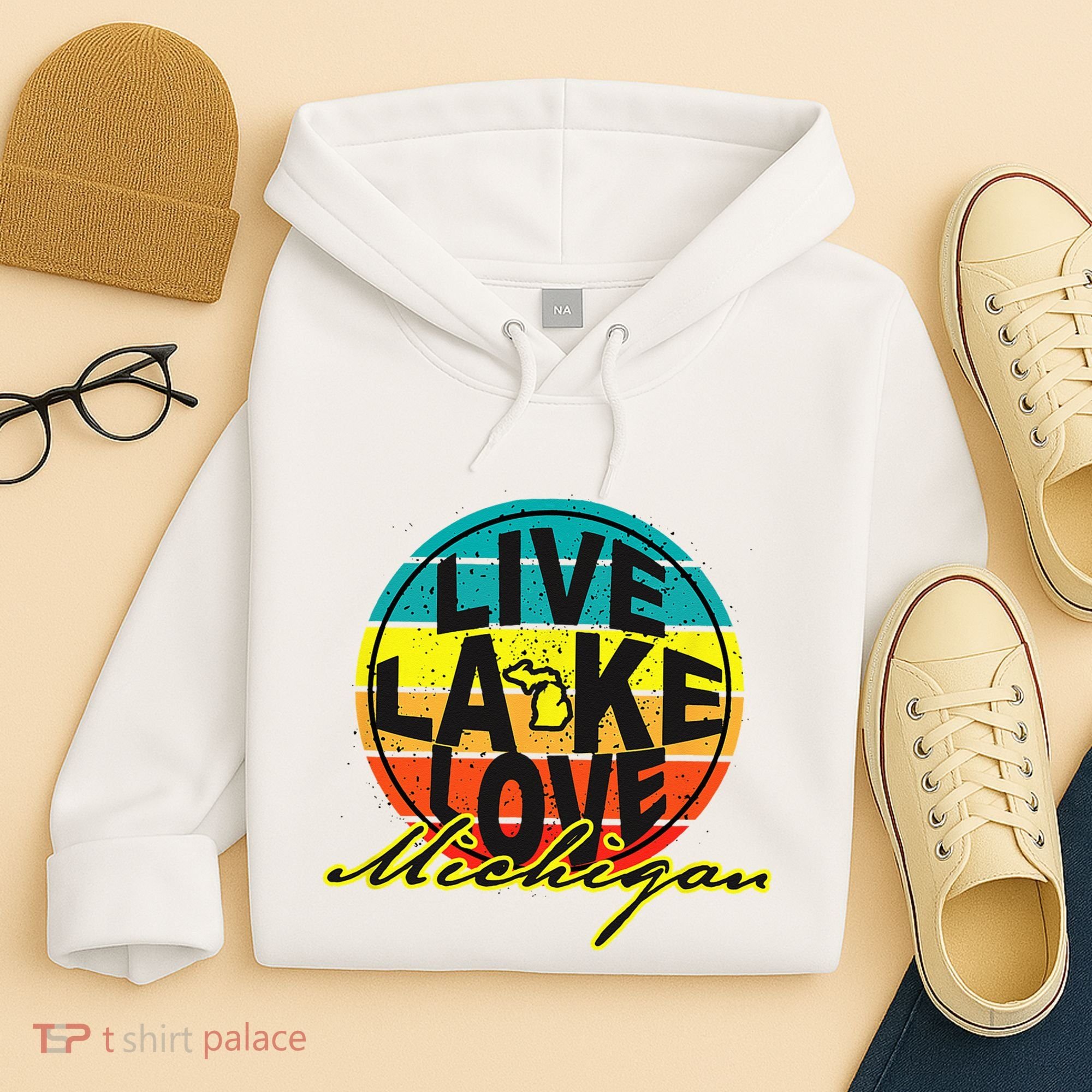 Great Lake Upper Peninsula Michigan Up North Hoodie