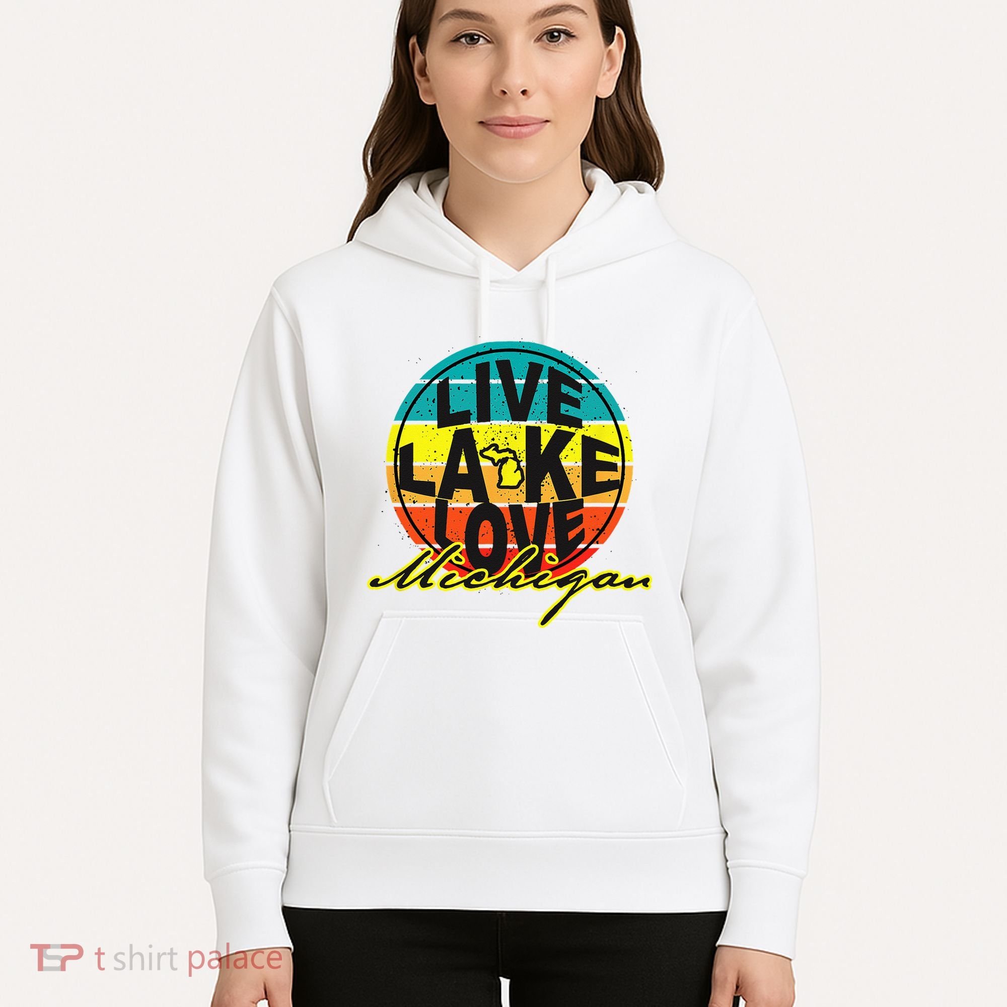 Great Lake Upper Peninsula Michigan Up North Hoodie