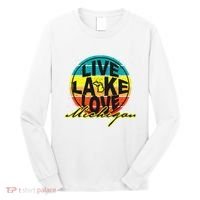 Great Lake Upper Peninsula Michigan Up North Long Sleeve Shirt thumb 0