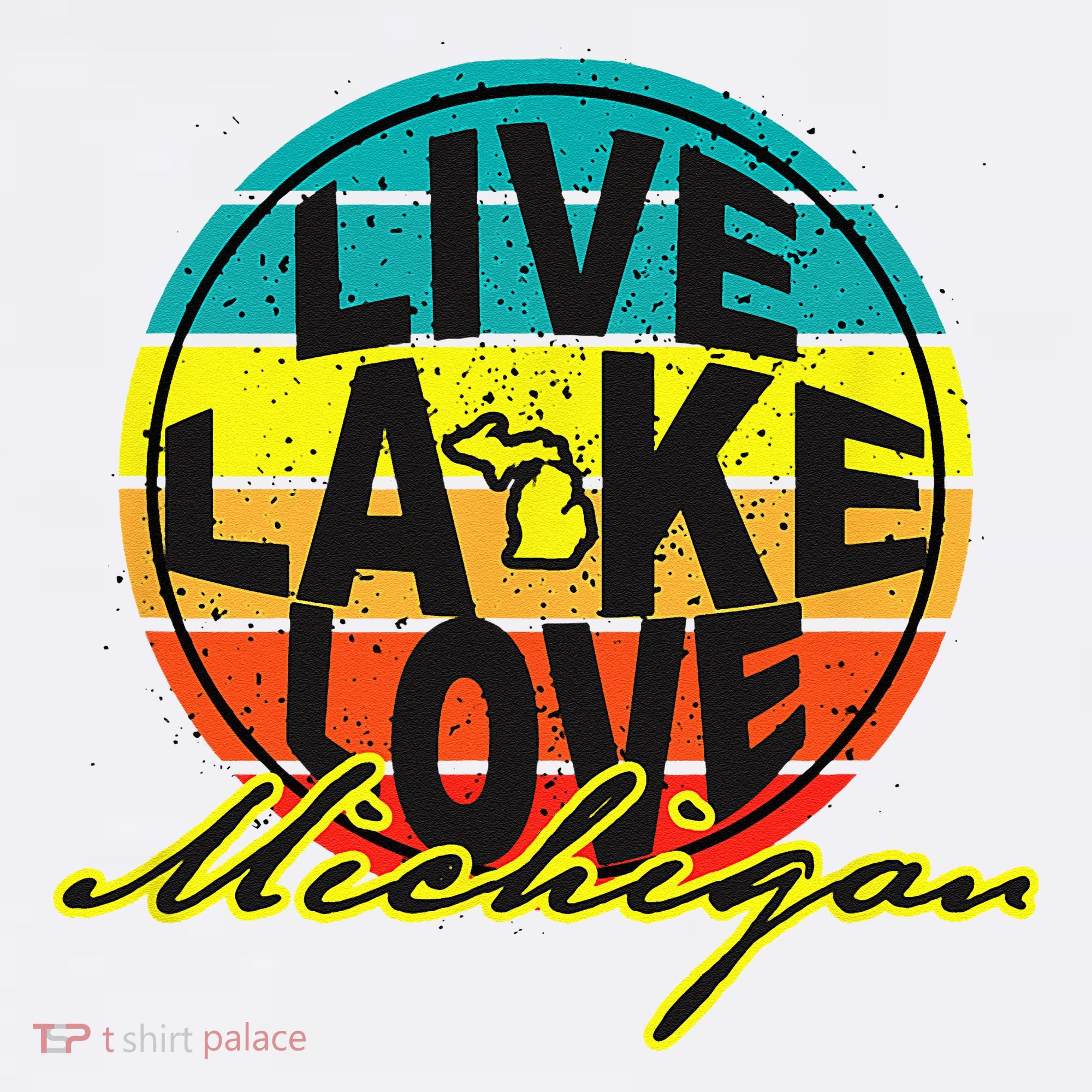 Great Lake Upper Peninsula Michigan Up North Long Sleeve Shirt