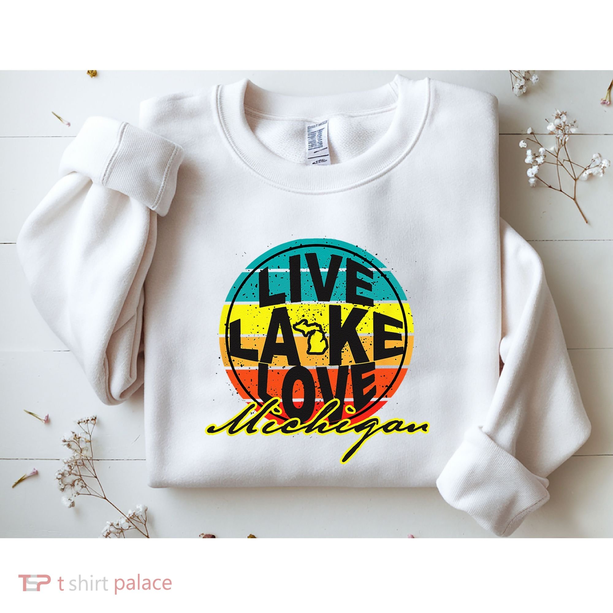 Great Lake Upper Peninsula Michigan Up North Sweatshirt