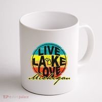 Great Lake Upper Peninsula Michigan Up North Coffee Mug thumb 1