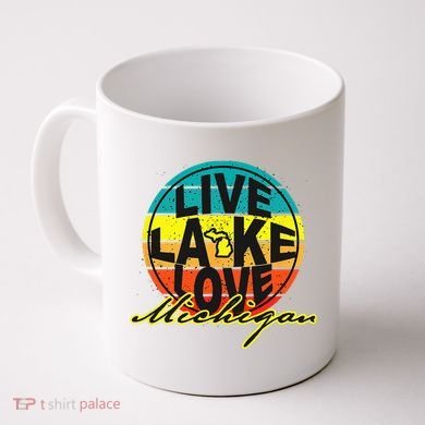 Great Lake Upper Peninsula Michigan Up North Coffee Mug