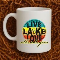 Great Lake Upper Peninsula Michigan Up North Coffee Mug thumb 2