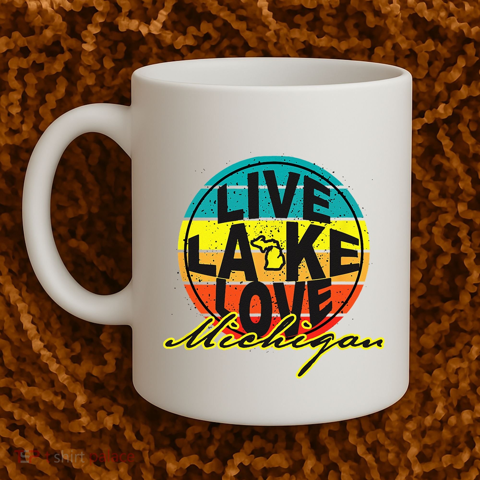 Great Lake Upper Peninsula Michigan Up North Coffee Mug