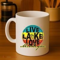 Great Lake Upper Peninsula Michigan Up North Coffee Mug thumb 4