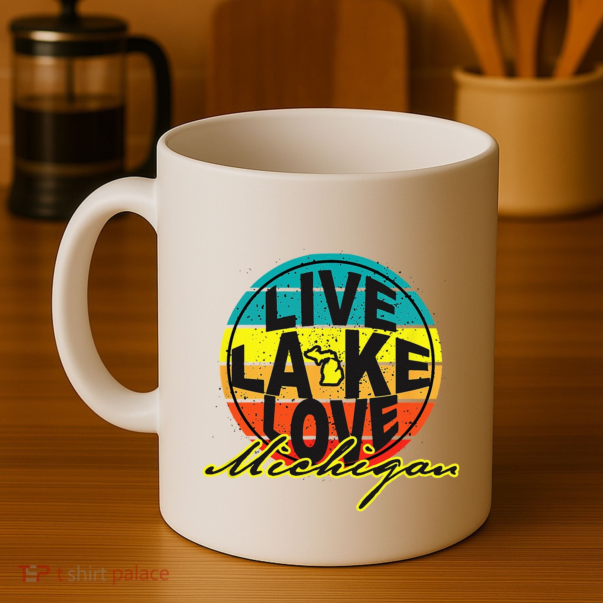Great Lake Upper Peninsula Michigan Up North Coffee Mug