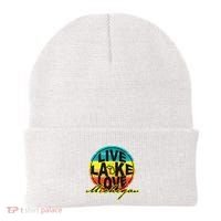Great Lake Upper Peninsula Michigan Up North Beanie thumb 0