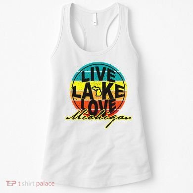 Great Lake Upper Peninsula Michigan Up North Women's Tank Top