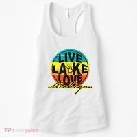Great Lake Upper Peninsula Michigan Up North Women's Tank Top thumb 0