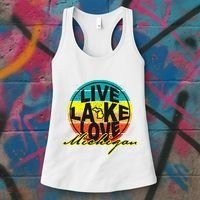 Great Lake Upper Peninsula Michigan Up North Women's Tank Top thumb 3