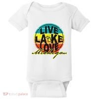 Great Lake Upper Peninsula Michigan Up North Baby Bodysuit thumb 0