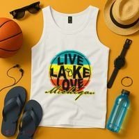 Great Lake Upper Peninsula Michigan Up North Tank Top thumb 4