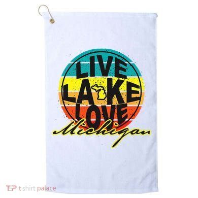 Great Lake Upper Peninsula Michigan Up North Golf Towel
