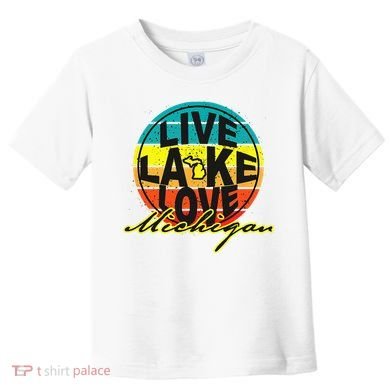 Great Lake Upper Peninsula Michigan Up North Toddler T-Shirt