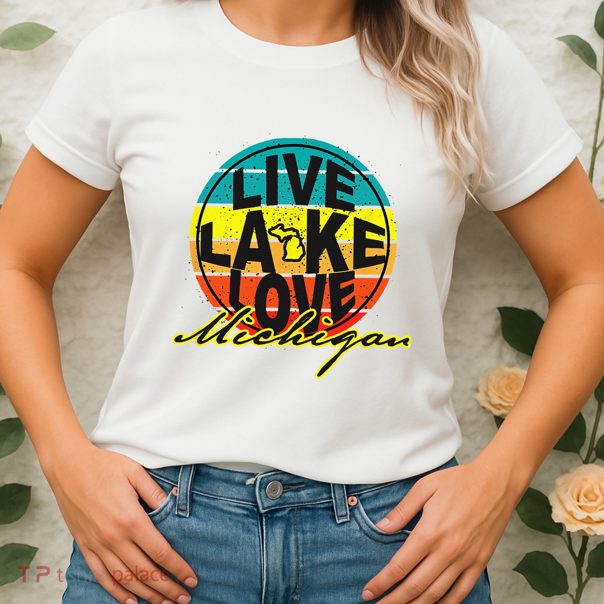 Great Lake Upper Peninsula Michigan Up North Women's T-Shirt