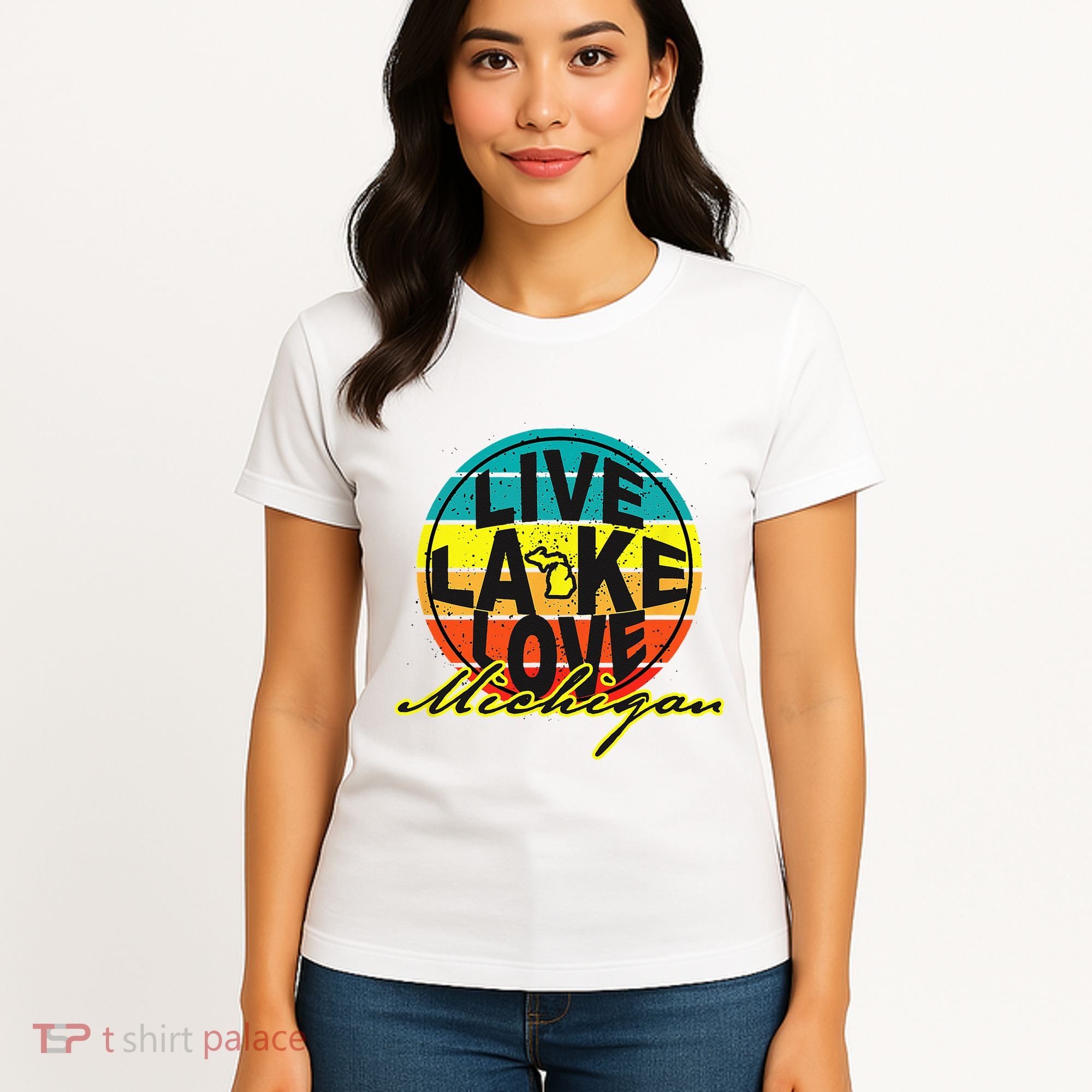 Great Lake Upper Peninsula Michigan Up North Women's T-Shirt
