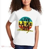 Great Lake Upper Peninsula Michigan Up North Kids T-Shirt thumb 2