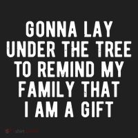 Gonna Lay Under The Tree To Remind My Family That I Am A Gift Golf Towel thumb 3