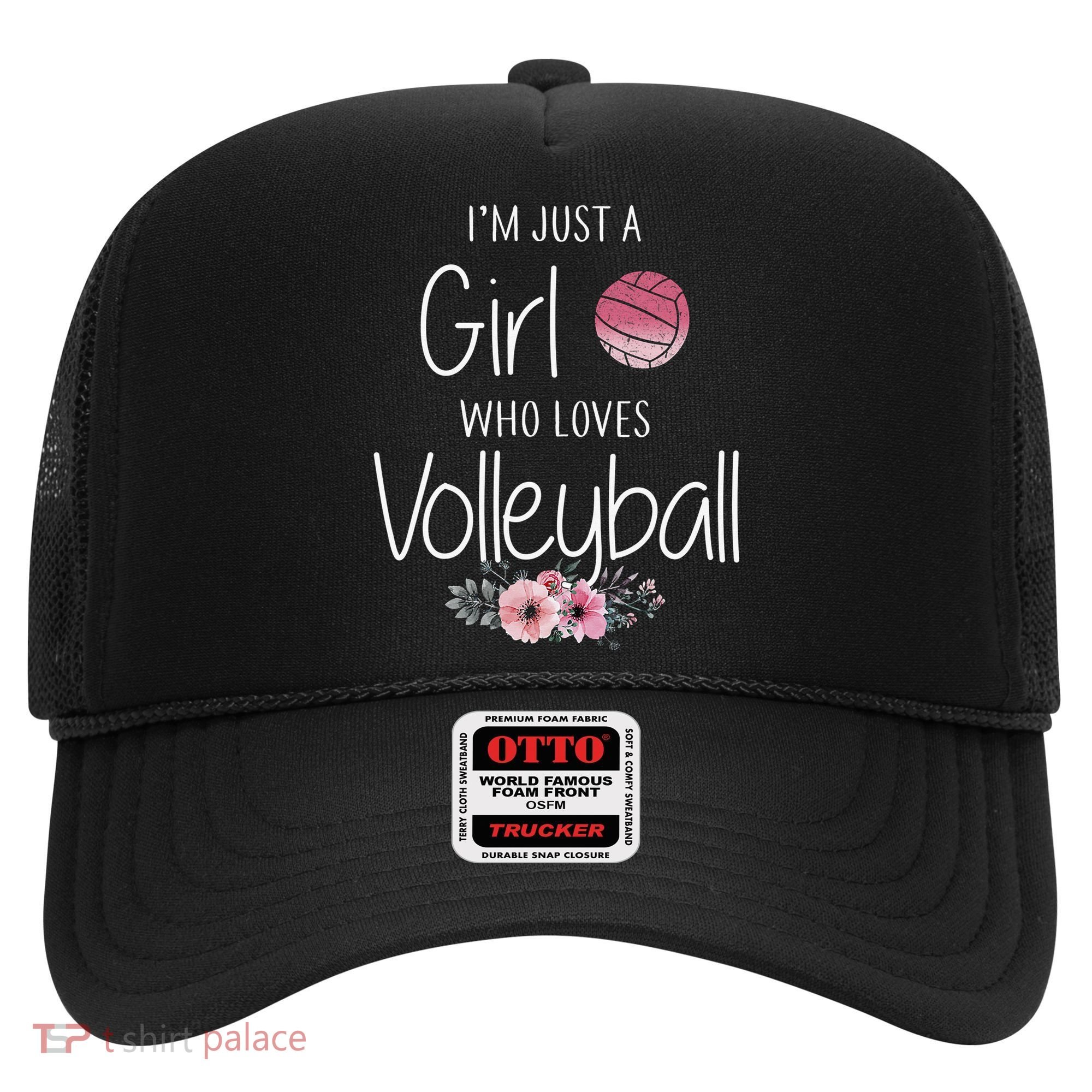 Girls Love Volleyball Best Fun Birthday Gift Hat
