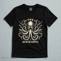Gun Lover Vintage Squid Octopus T-Shirt thumb 5