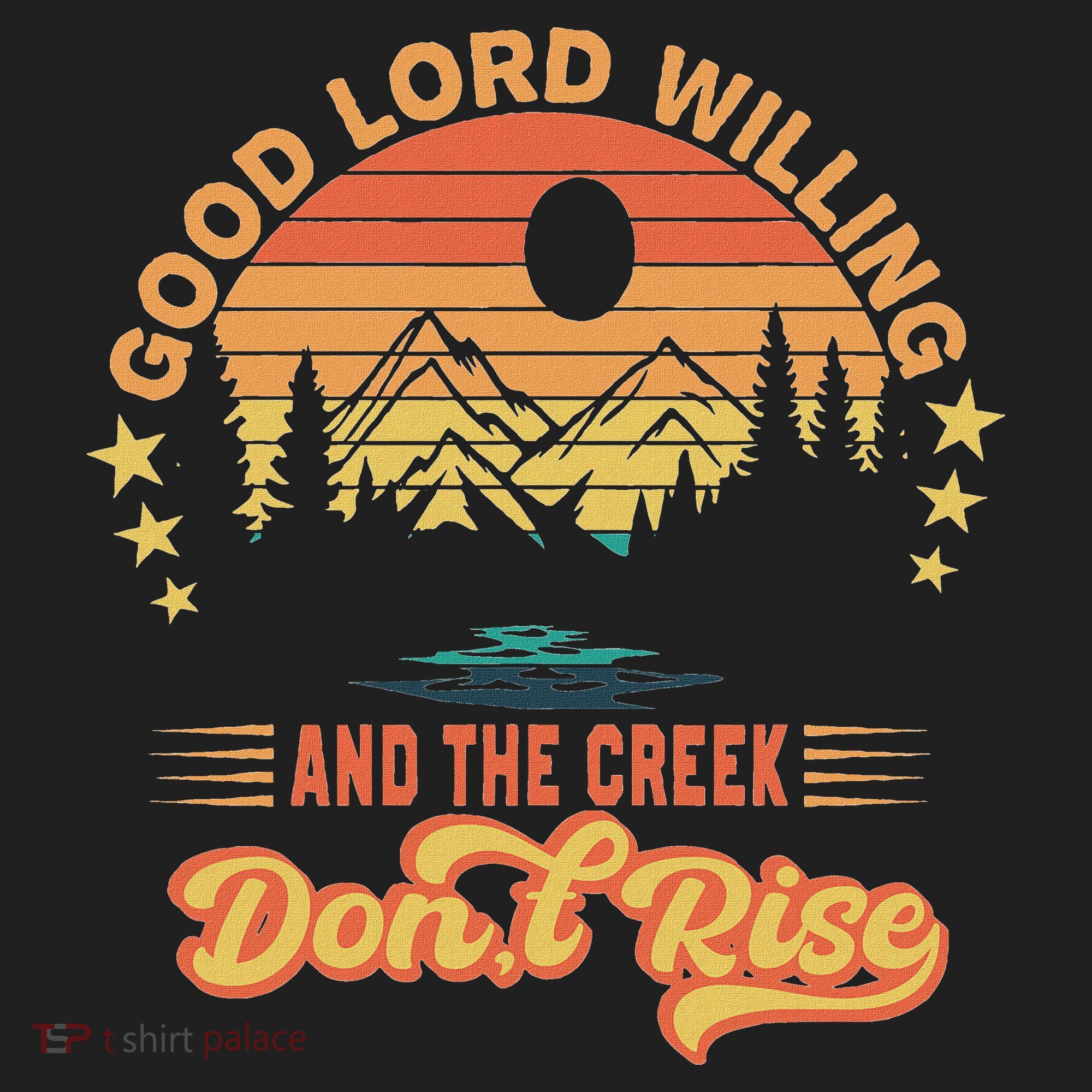 Good Lord Willing The Creek DonT Rise Beanie