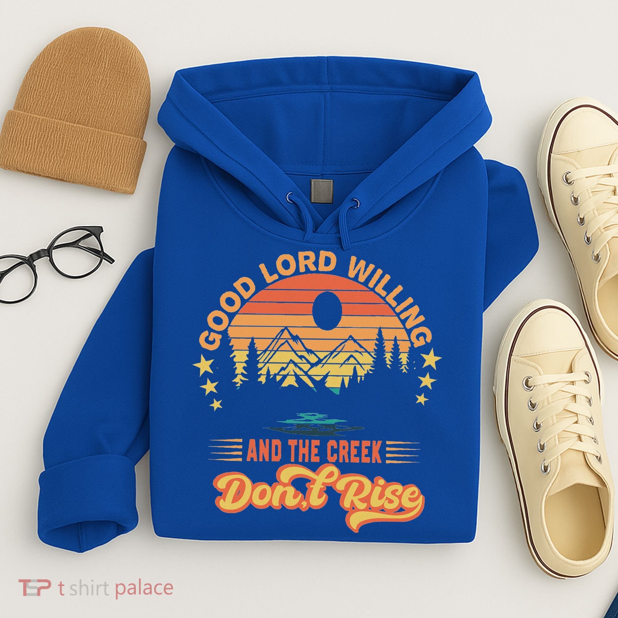 Good Lord Willing The Creek DonT Rise Hoodie
