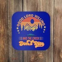 Good Lord Willing The Creek DonT Rise Coaster thumb 0