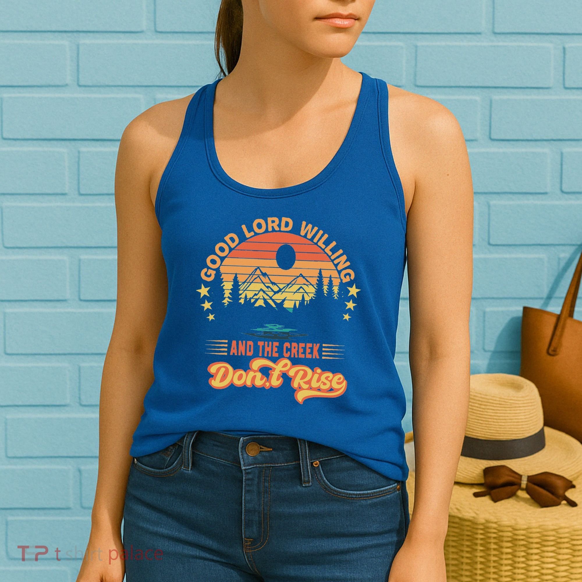 Good Lord Willing The Creek DonT Rise Women's Tank Top