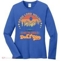 Good Lord Willing The Creek DonT Rise Women's Long Sleeve Shirt thumb 0
