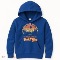 Good Lord Willing The Creek DonT Rise Kids Hoodie thumb 0